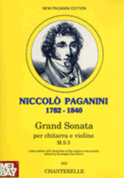 bokomslag Niccolo Paganini: Grand Sonata: M.S. 3 for Guitar & Violin