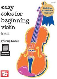 bokomslag Easy Solos for Beginning Violin, Level 1