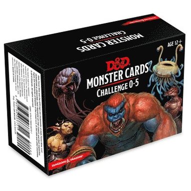 bokomslag Dungeons & Dragons Spellbook Cards: Monsters 0-5 (D&d Accessory)