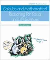 bokomslag Calculus and Mathematical Reasoning for Social and Life Sciences