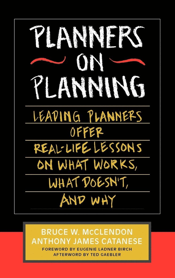 Planners on Planning 1