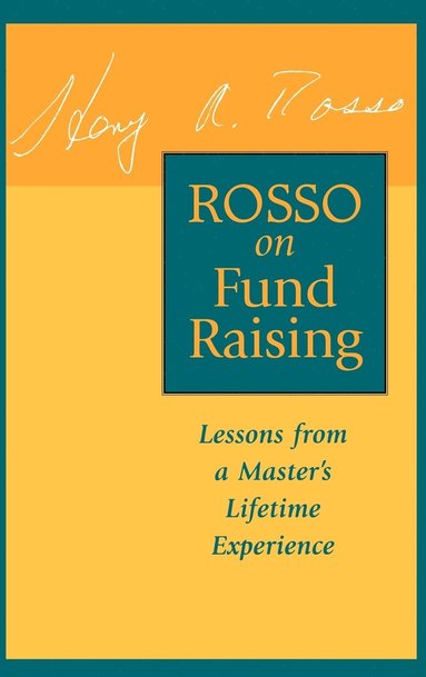 bokomslag Rosso on Fund Raising