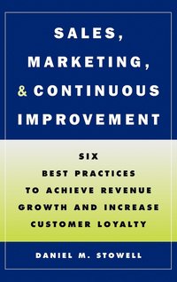 bokomslag Sales, Marketing, and Continuous Improvement