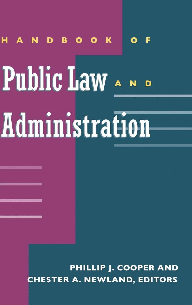 Handbook of Public Law and Administration 1