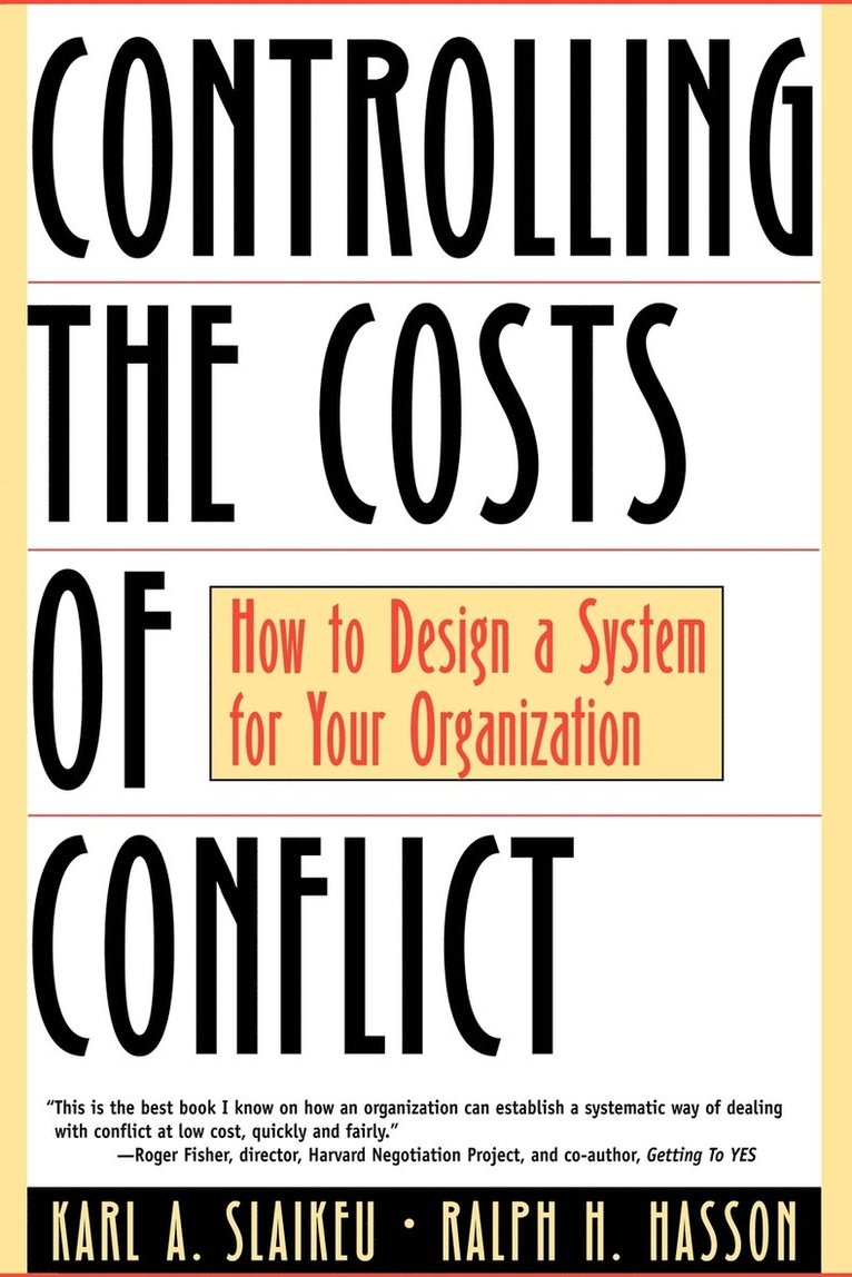 Controlling the Costs of Conflict 1