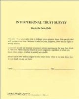 bokomslag Interpersonal Trust Surveys, Self, Revised Second Printing