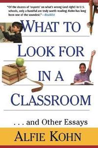 bokomslag What to Look for in a Classroom