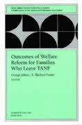 bokomslag Outcomes of Welfare Reform for Families Who Leave TANF