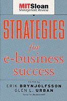 Erik Brynjolfsson, Glen Urban - Strategies for E-Business Success, Häftad