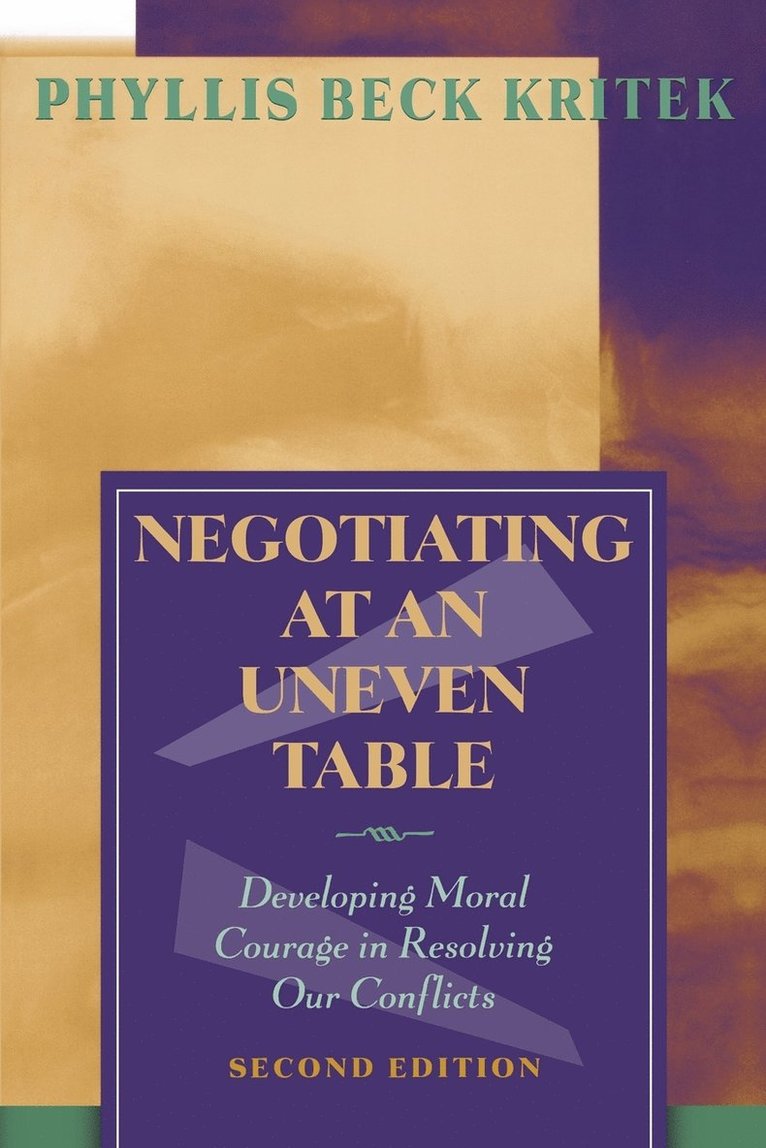 Phyllis Beck Kritek, Kritek - Negotiating at an Uneven Table, Häftad