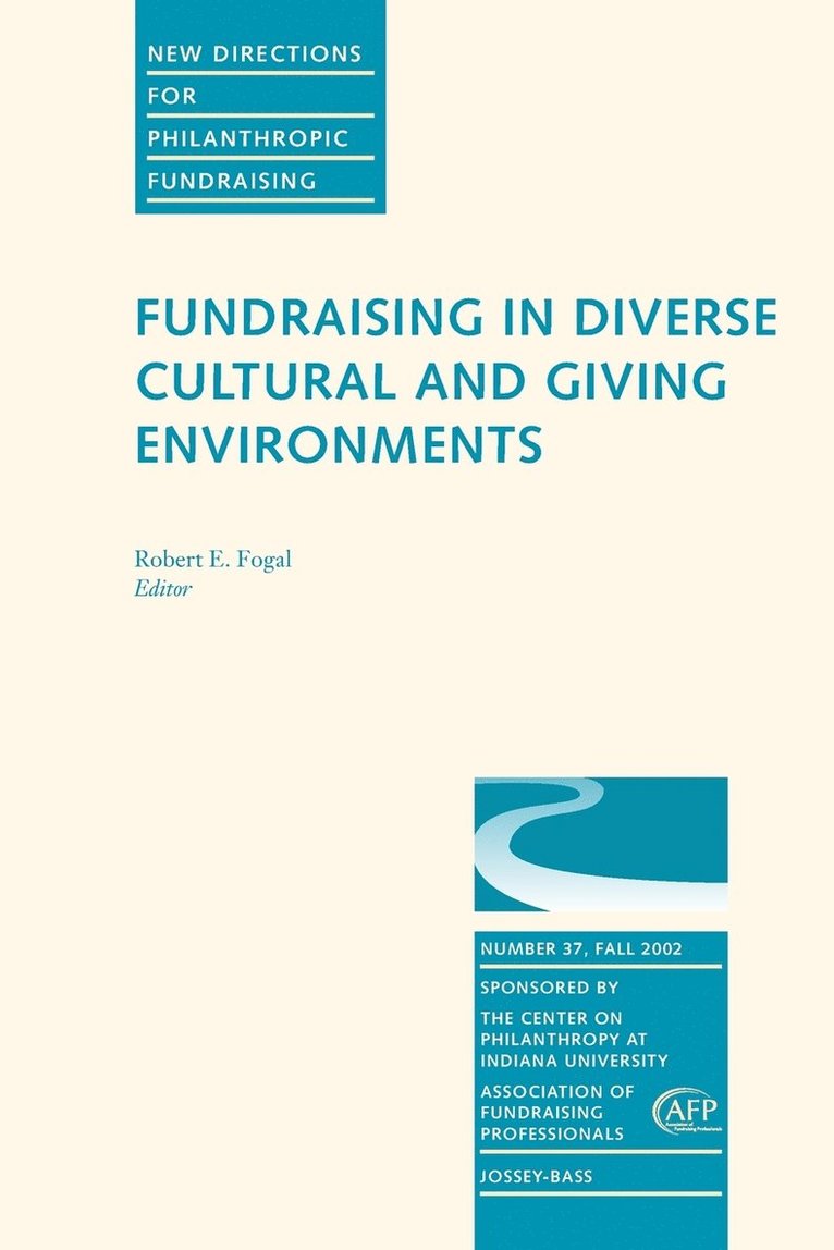 Fundraising in Diverse Cultural and Giving Environments 1
