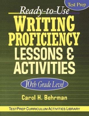 bokomslag Ready-To-Use Writing Proficiency Lessons and Activities