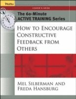 60-Minute Active Training Series: How to Encourage Constructive Feedback from Others, Leader's Guide