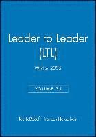bokomslag Leader to Leader (LTL), Volume 35, Winter 2005