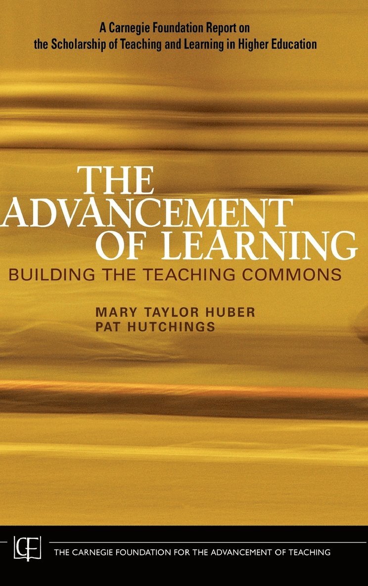 The Advancement of Learning 1