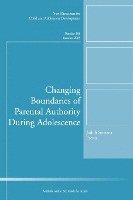 bokomslag Changing Boundaries of Parental Authority During Adolescence