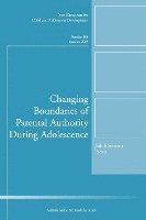 Changing Boundaries of Parental Authority During Adolescence 1