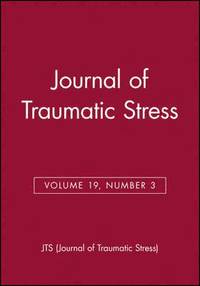 bokomslag Journal of Traumatic Stress, Volume 19, Number 3