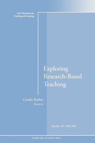 bokomslag Exploring Research-Based Teaching