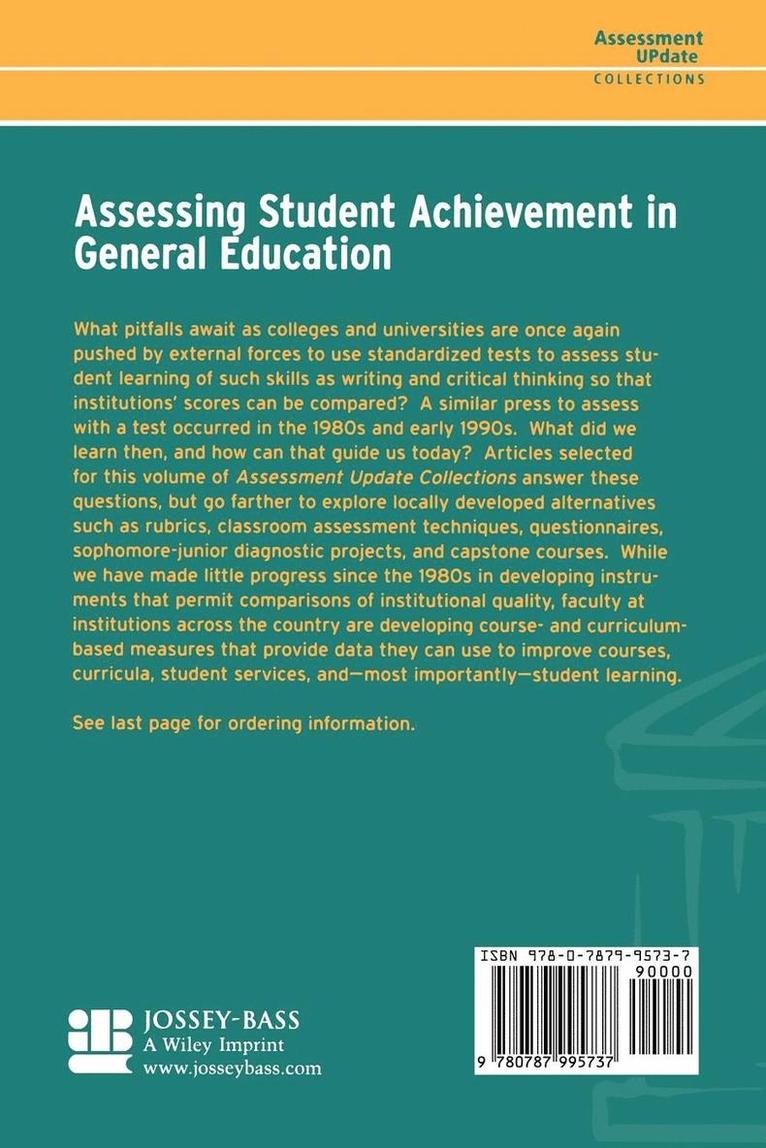 Assessing Student Achievement in General Education 1