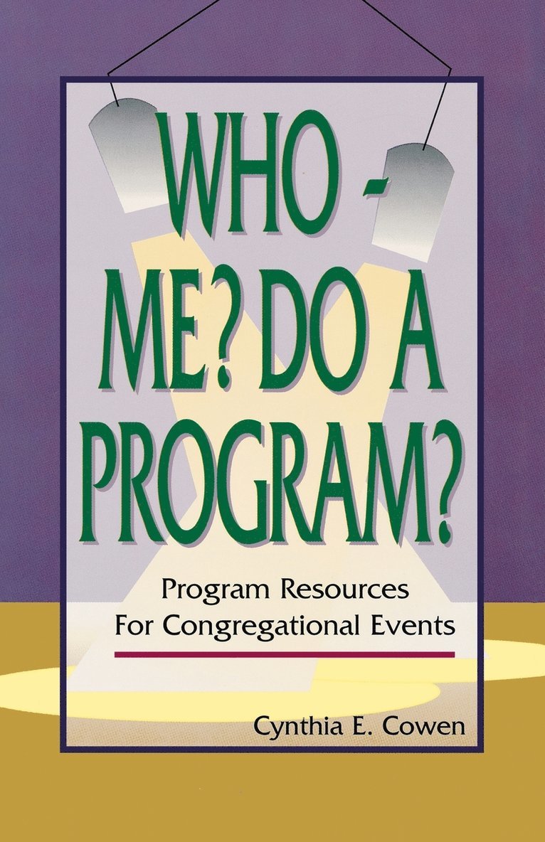 Who--Me? Do a Program? 1