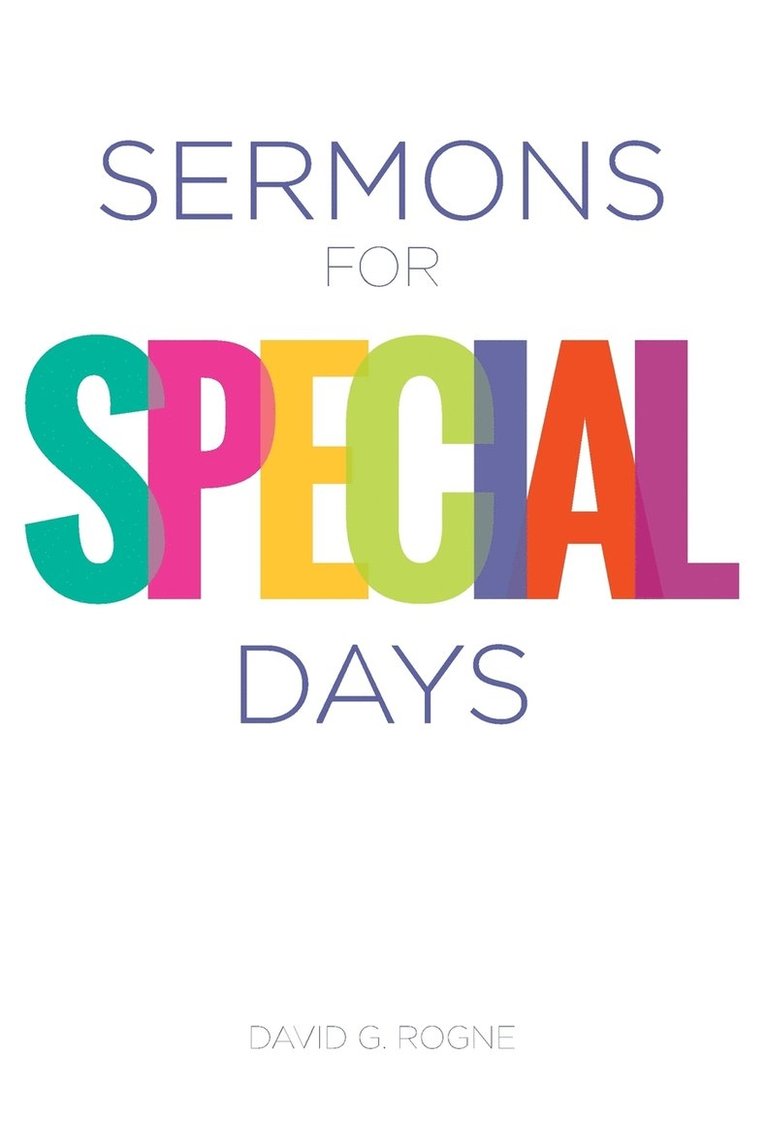Sermons for Special Days 1