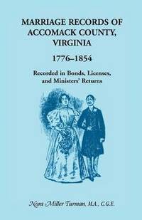 bokomslag Marriage Records of Accomack County, Virginia, 1776-1854