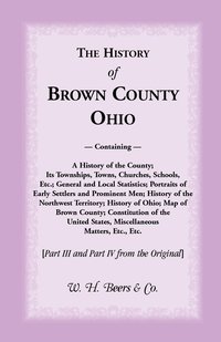 bokomslag History of Brown County, Ohio
