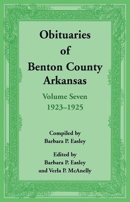 bokomslag Obituaries of Benton County, Arkansas