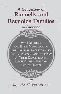 bokomslag Genealogy of Runnells and Reynolds Families In America