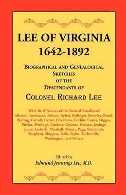 bokomslag Lee of Virginia, 1642-1892