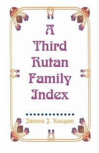 bokomslag A Third Rutan Family Index