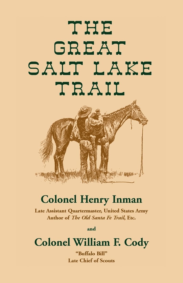Henry Inman - Great Salt Lake Trail, Häftad