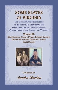 bokomslag Some Slaves of Virginia The Cohabitation Registers of 27 February 1866 from the Lost Records Localities Digital Collection of the Library of Virginia, Volume III