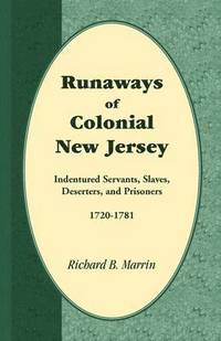bokomslag Runaways of Colonial New Jersey