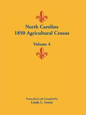 bokomslag North Carolina 1850 Agricultural Census