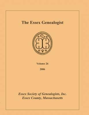 bokomslag Essex Genealogist, Volume 26, 2006