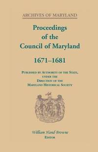 bokomslag Proceedings of the Council of Maryland, 1671-1681