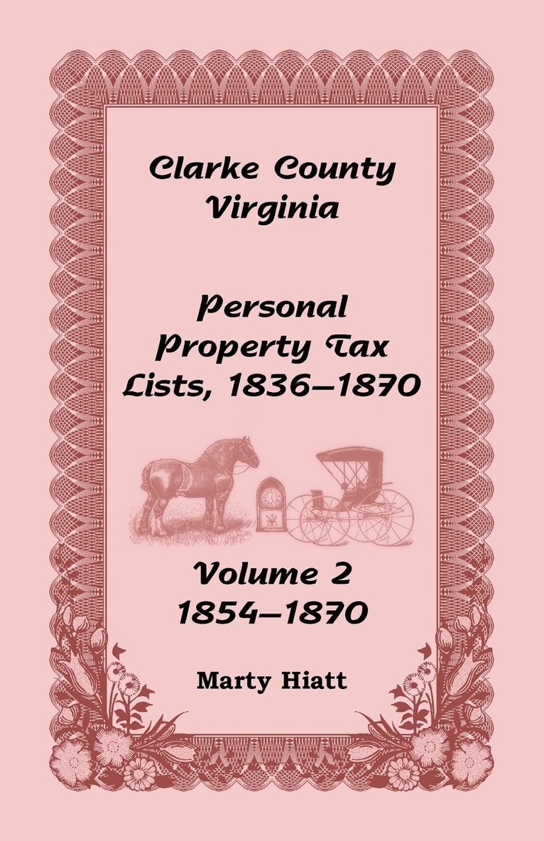 Clarke County, Virginia Personal Property Tax Lists 1