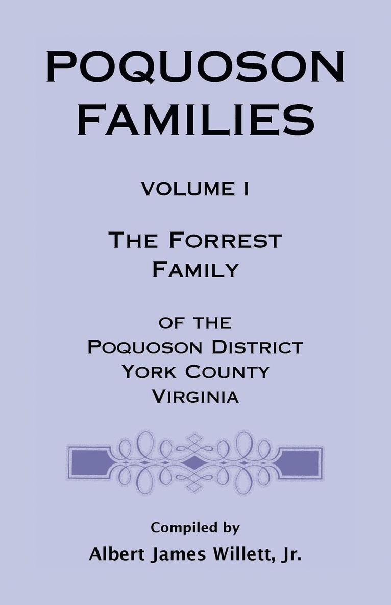 Poquoson Families, Volume I
