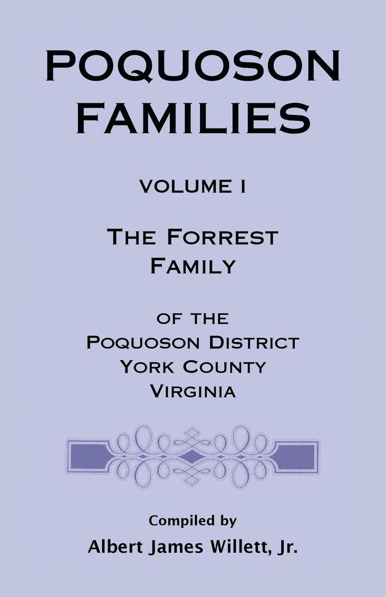 Poquoson Families, Volume I 1