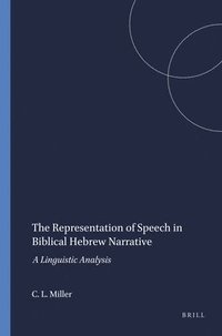 bokomslag Representation of Speech in Biblical Hebrew Narrative