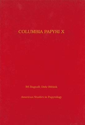 bokomslag Columbia Papyri X
