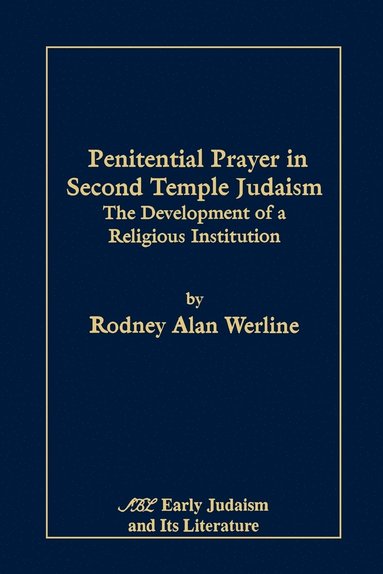 bokomslag Penitential Prayer in Second Temple Judaism