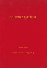 bokomslag Columbia Papyri XI