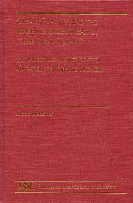 bokomslag What, Exactly, Did the Rabbinic Sages Mean by The Oral Torah