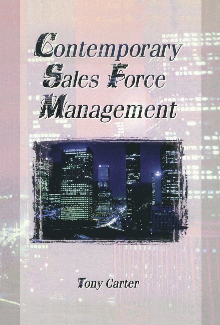 Contemporary Sales Force Management 1