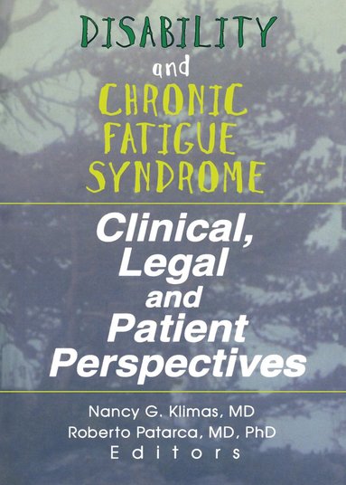 bokomslag Disability and Chronic Fatigue Syndrome