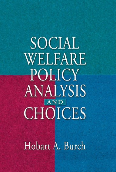 bokomslag Social Welfare Policy Analysis and Choices