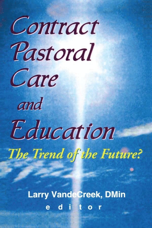 Contract Pastoral Care and Education 1